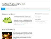 Tablet Screenshot of hechizosparaenamorarfacil.com